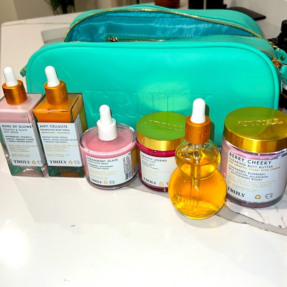 TRULY body butter, polish, serum and shave scrubs NEW